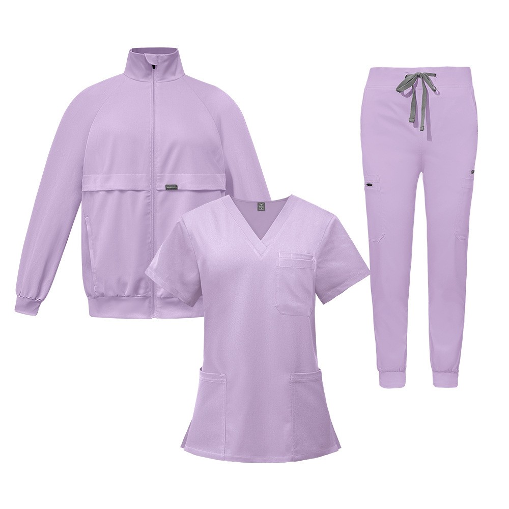 Scu Rbs Hubei Haixin 3 Piece Set Doctor Uniforme Hospital Medical Scrub Suit ...