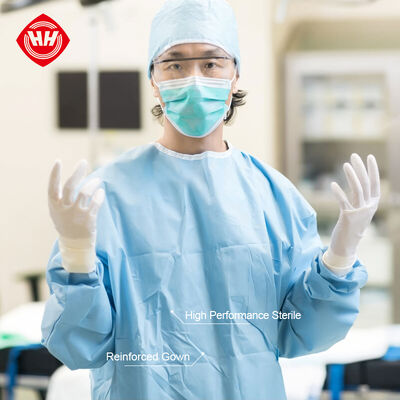 Hubei Haixin TG011 Waterdicht Steriele Hoogwaardige Chirurgische Kleding Groothandel SMMS Chirurgische Kleding