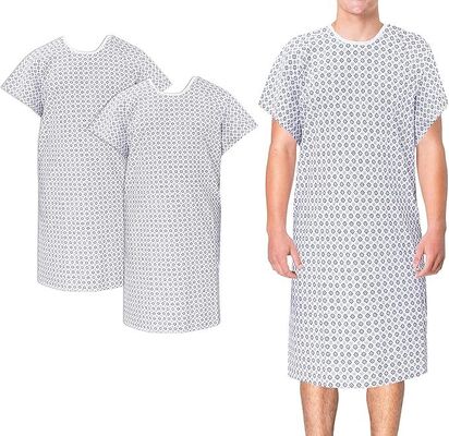 Bom preço Uniformes médicos de poliéster de algodão tecido de alta qualidade Unisex Vestidos cirúrgicos impressos reutilizáveis Vestidos hospitalares on-line