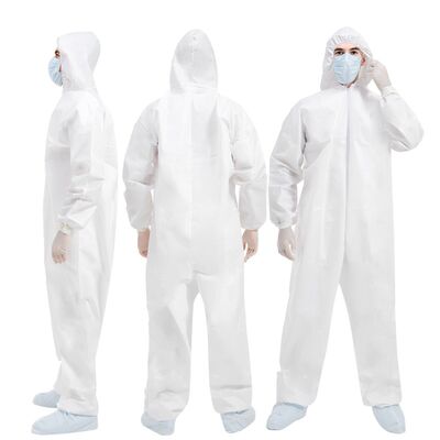 좋은 가격 의약품 공급자 환경 친화적 pp 방수적 일회용 복장 Ppe 전체적인 의약품 복장 Hhaixin Ppe Suit 온라인으로