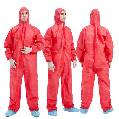 Bon prix Vente en vente à chaud SMS rouge Couverture de protection d'usage industriel Ppe en ligne