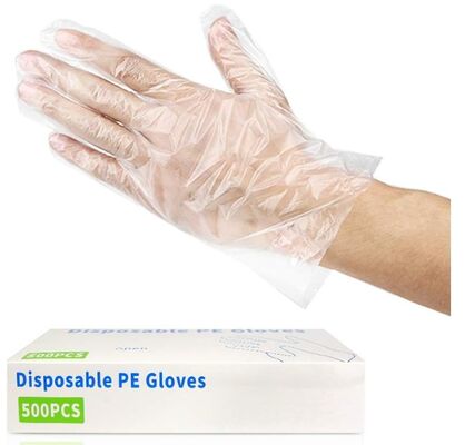 Buon prezzo Haixin Health Comfy Package Guantoni monouso in poliplastica per cucinare Guantoni in LDPE senza lattice e polvere in linea