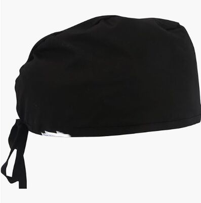 Bom preço Hubei Haixin chapéu de trabalho de material de algodão chapéus de enfermagem ajustável chapéu de enfermagem Bouffant CE ISO on-line