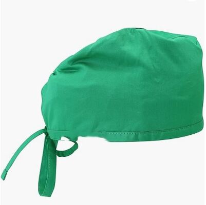 Good price Hubei Haixin Scrub Cap Cotton Surgical Cap Unisex Doctor Cap Women Working Hat ISO 13485 CE online