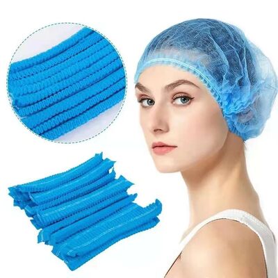 Goede prijs Hubei Haixin Wegwerp medische niet-geweven strookkappen Bouffant hoofddoek stofdicht haardicht PP Food Cap Factory Wholesale online