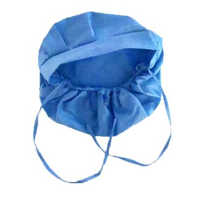 Bom preço Hubei Haixin Varejo por grosso de SMS Capuz de cobertura de cabeça não tecido Capuz cirúrgico Streamer Chapéus de gravata Chapéus médicos Banda elástica Capuz cirúrgico PP Mov on-line