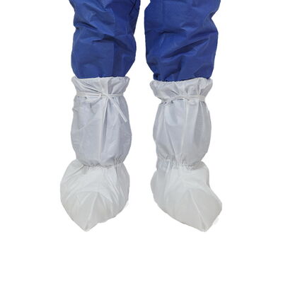 Good price Waterproof Non Woven White Anti slip Boot Cover Surgical Boot Cover with Strap Safety Shoe Cover Disposable online