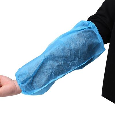 Buon prezzo Hubei Haixin Non tessuti Disposable Sleeve Cover Fornitori PP PE Guanti impermeabili e antiscivolo Isolamento all'ingrosso Su maniche in linea