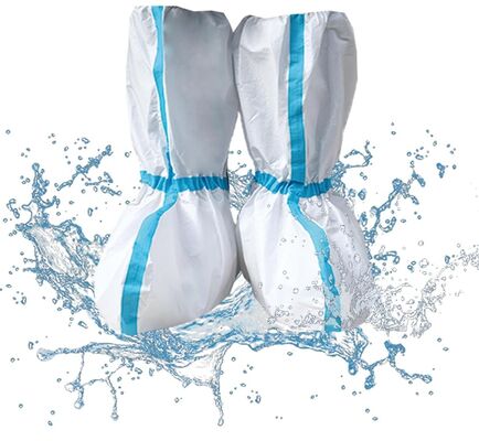 Guter Preis Haixin Gesundheit Einweg- Mikroporös Film Stiefeldeckel Wasserdicht Schuhdeckel wasserdicht Schuhüberzieher Antibakterien CE Online