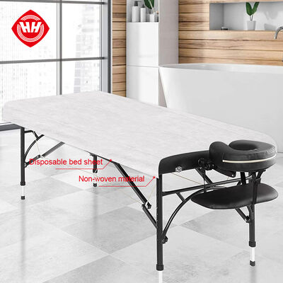 Goede prijs Hubei Haixin Massage tafellakens Spa beddengoedlaken Zwart Plastic Tattoo Bed Covers Waterdicht Wegwerp CPE Matras Cover online