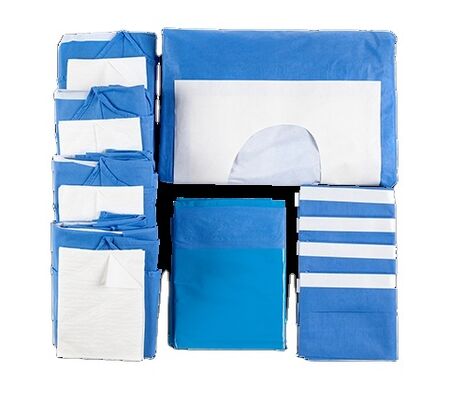 Good price General Surgical Kit  Basic Universal Foot Drape with Double-sided Tape Disposable Non-woven Surgical Pack online