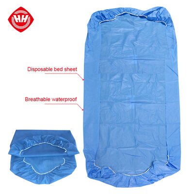 Goede prijs Hubei Haixin ademend waterdicht witte platte lakens 2/3 pleister niet-geweven wegwerplakens massagetafel online