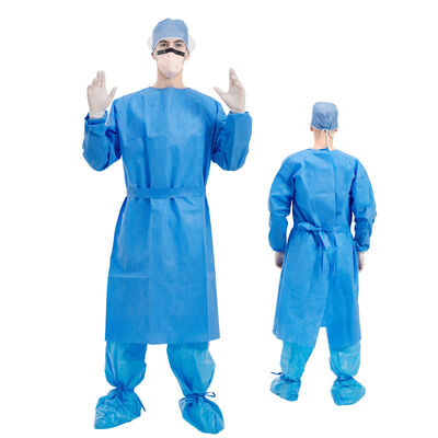Bom preço Vestidos cirúrgicos de isolamento por atacado Vestidos cirúrgicos descartáveis Vestidos cirúrgicos Vestidos de tecido Fornecedores médicos Hubei Haixin on-line