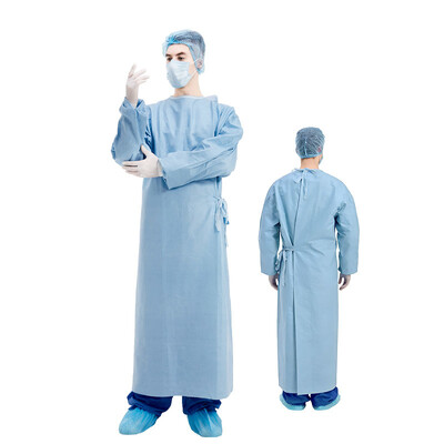 Bom preço AAMI Nível 3 Tecido Spunlace para Bata Cirúrgica – Robe de Cirurgia Descartável de Alta Resistência a Fluidos – Fornecedor Atacadista de Alta Qualidade on-line