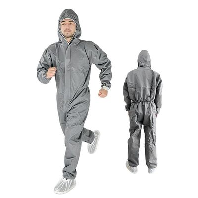 良い値段 50g グレー色SMS素材 弾性フードとマッサージ付き保護服 オンライン